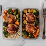 simple chicken thigh recipe meal prep