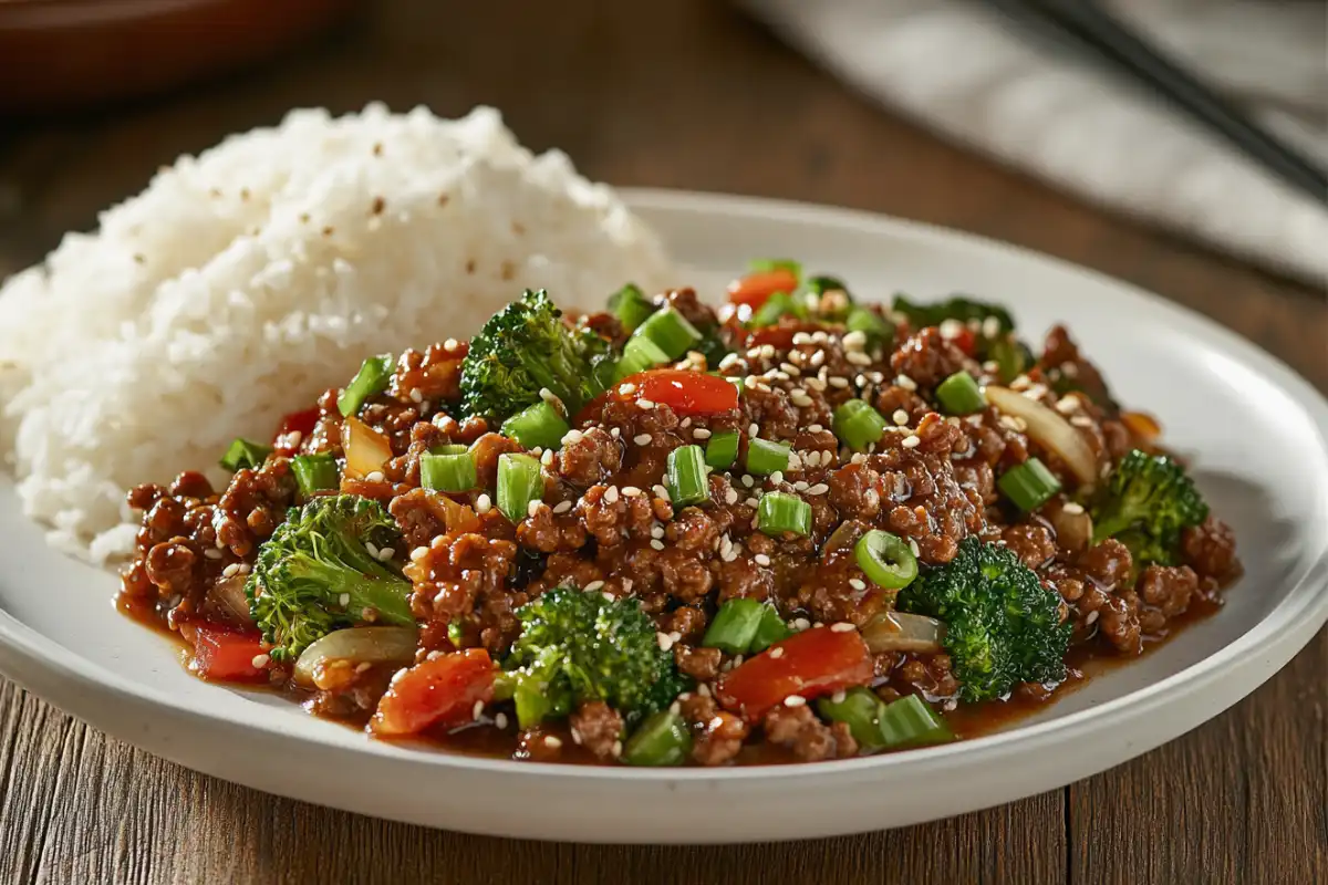 ground beef broccoli recipe