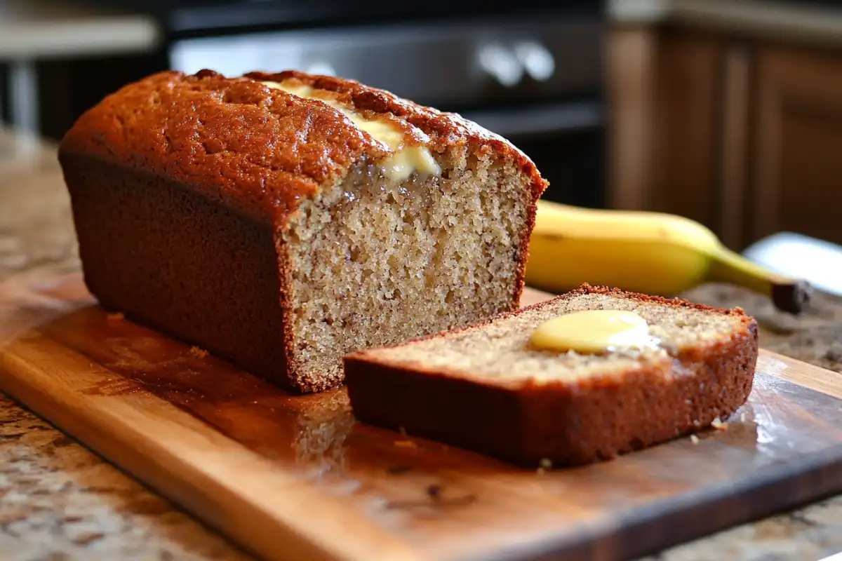 banana bread recipe with 2 bananas