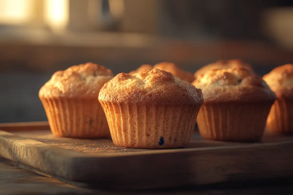 What is the secret to moist muffins?