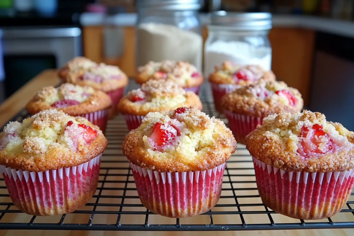 Can you use strawberries instead of blueberries in muffins?