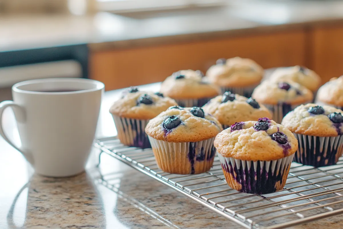 How to make a Mary Berry blueberry muffin?