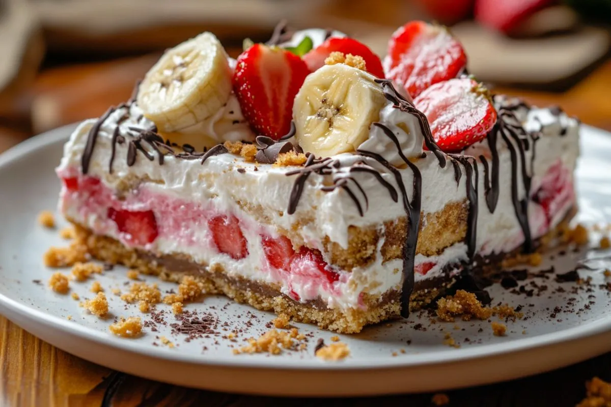 banana split cake recipe