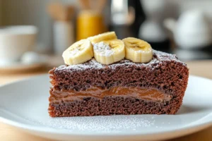 What does banana replace in a cake mix?