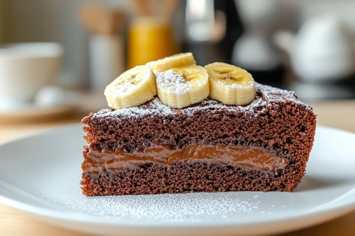 What does banana replace in a cake mix?