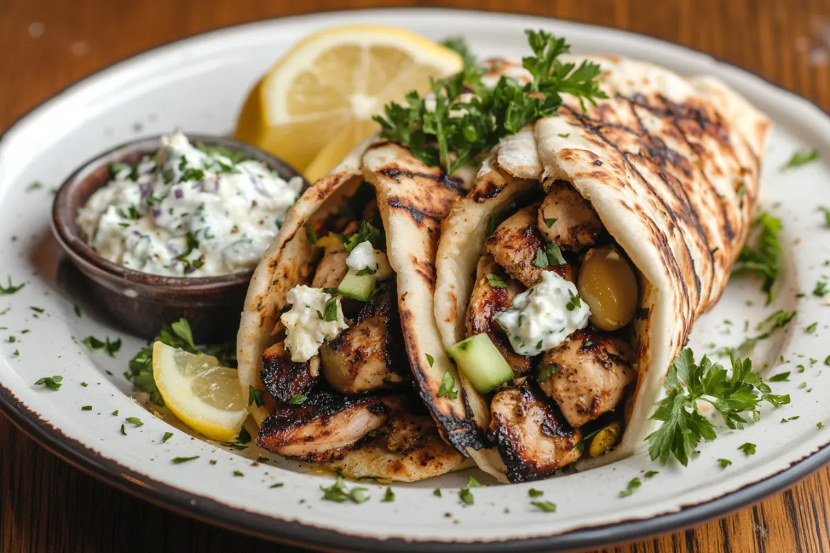 chicken pita