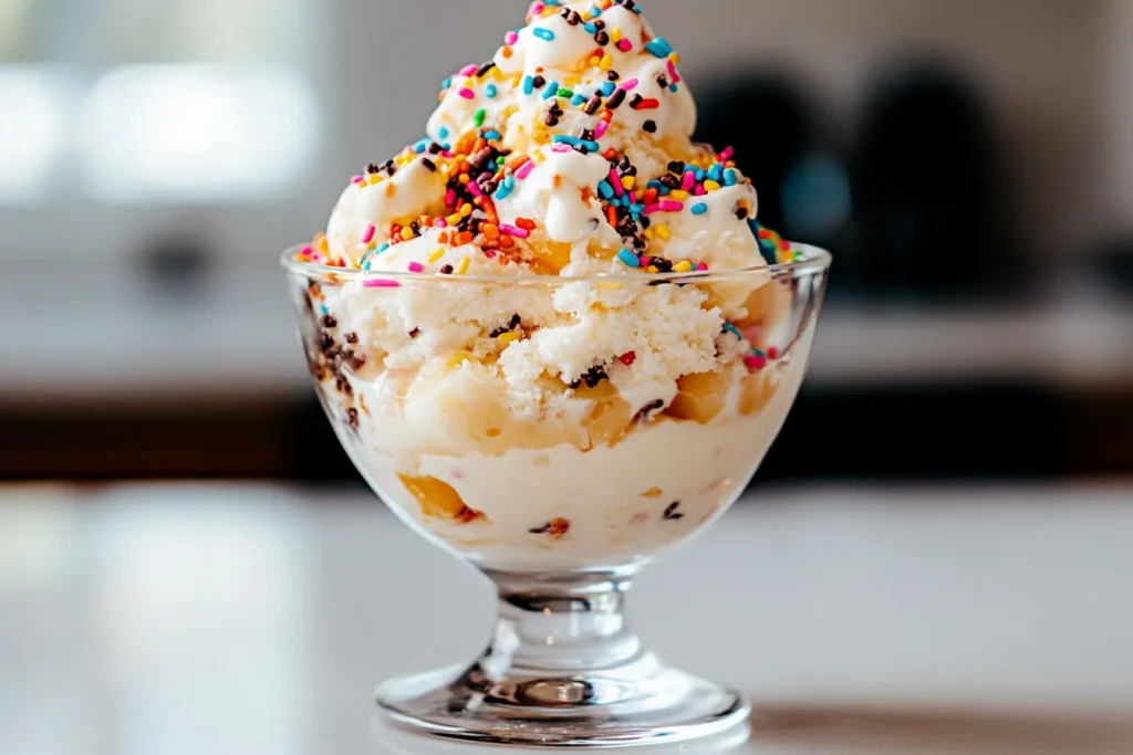 Delicious homemade snow cream recipe, perfect for winter