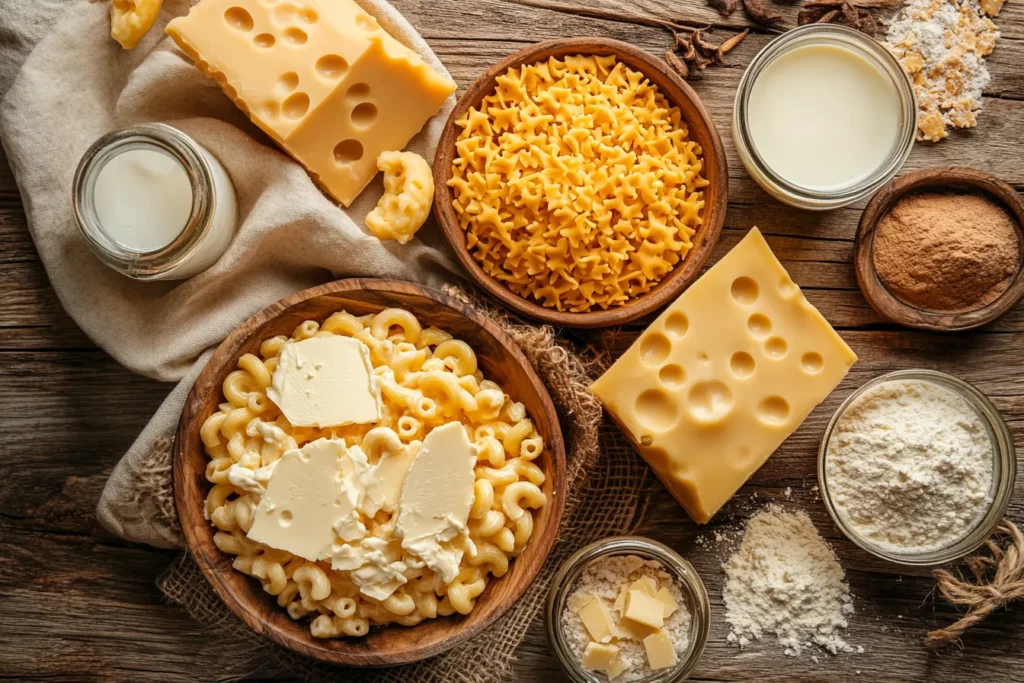 Tinis mac and cheese ingredients
